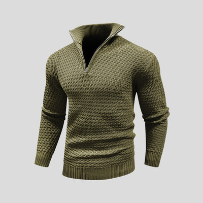 Oliver – Half Zip Struktur Pullover