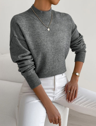 Ingrid – Pullover mit Stehkragen