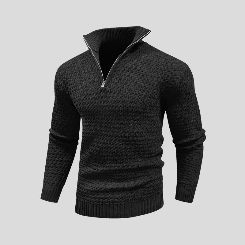 Oliver – Half Zip Struktur Pullover