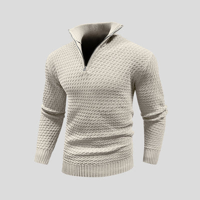Oliver – Half Zip Struktur Pullover